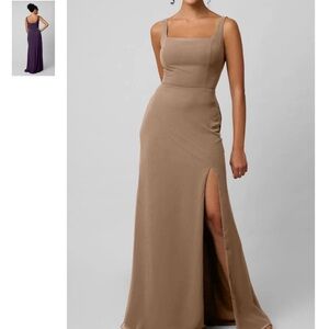 Jay Platinum Dress in Fawn